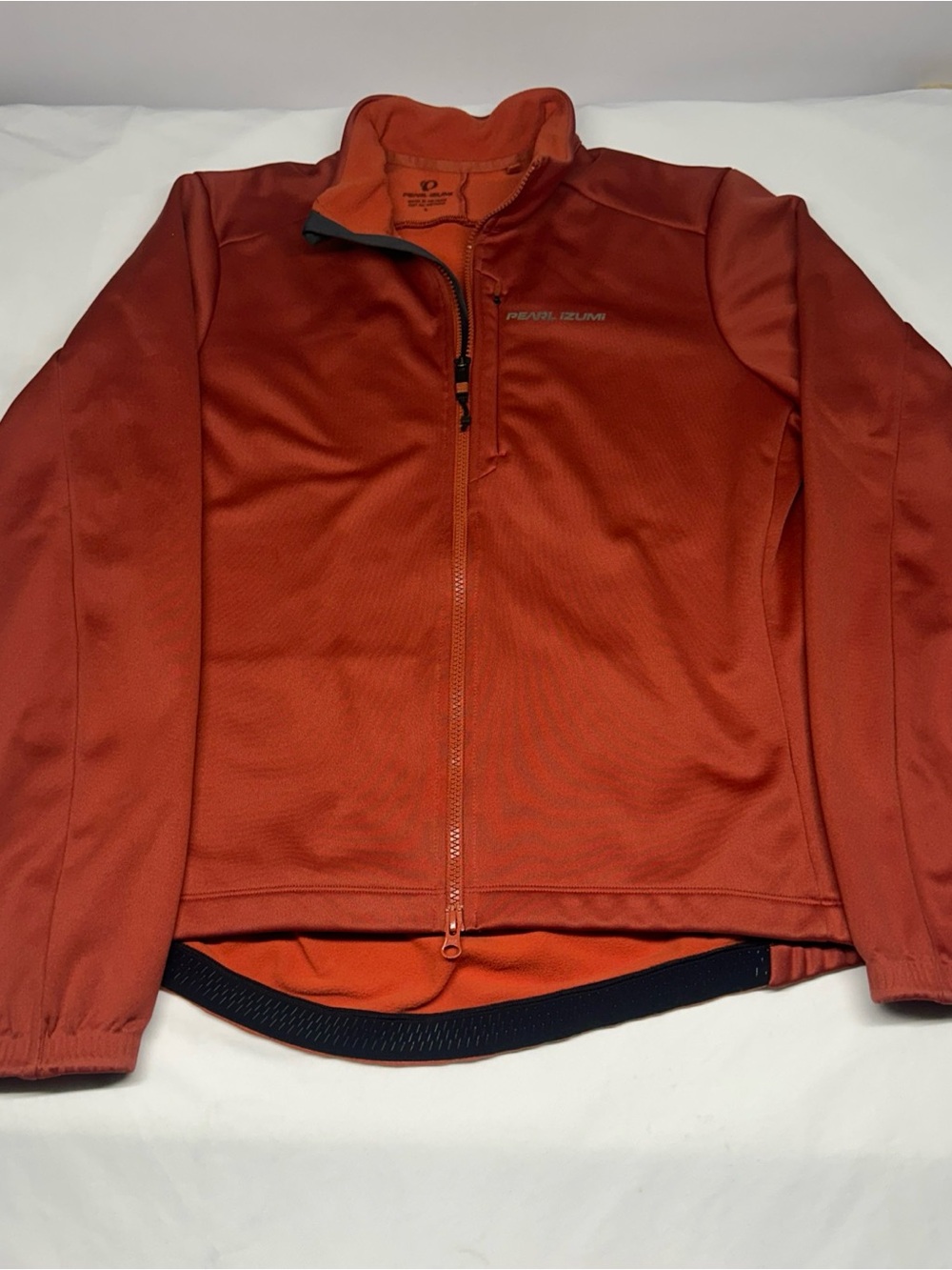 Pearl Izumi Men's Rust-Orange Full-Zip Performance Jacket